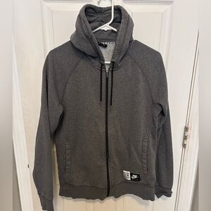 Nike Air Jordan Jumpman Men’s Gray Full Zip Hoodie Size M